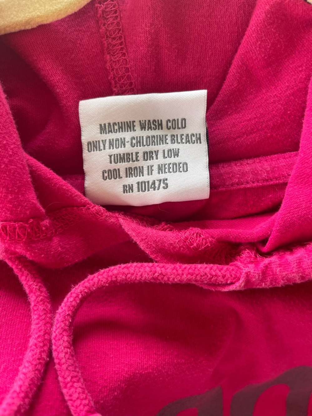 J. America Hot Pink Hoodie with Drawstring - Picture 4 of 9